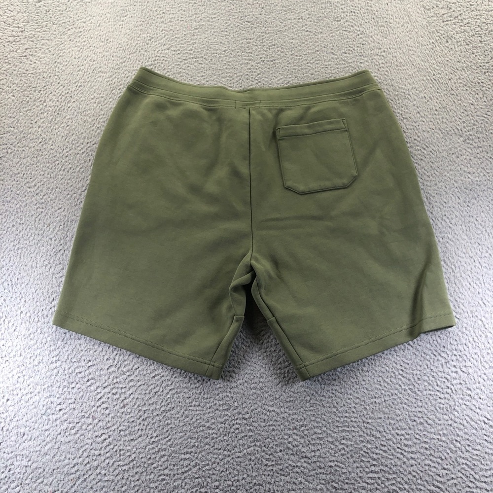 Polo Ralph Lauren Shorts Mens 2XL XXL Green Double Knit Pony Elastic Waist - Picture 4 of 10